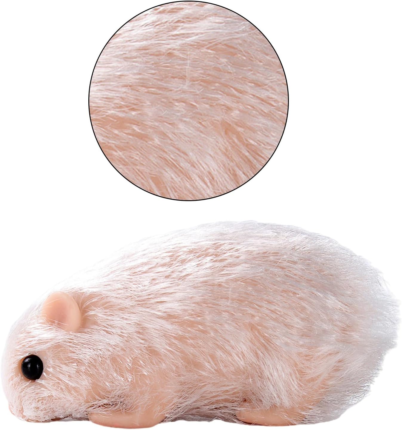 Gramigg Silicone Hamster Model Toy Collectable Figurine Realistic Animal Doll Office Display Model Toy Hamster Reborns Kids