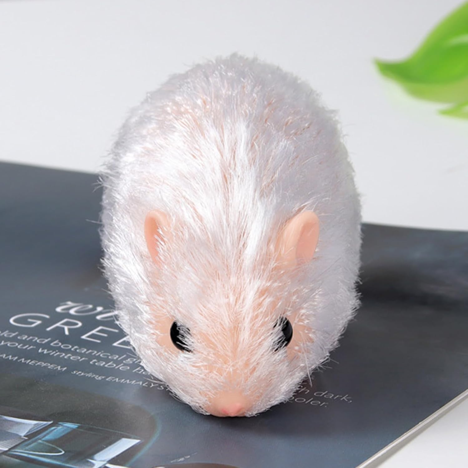 Gramigg Silicone Hamster Model Toy Collectable Figurine Realistic Animal Doll Office Display Model Toy Hamster Reborns Kids