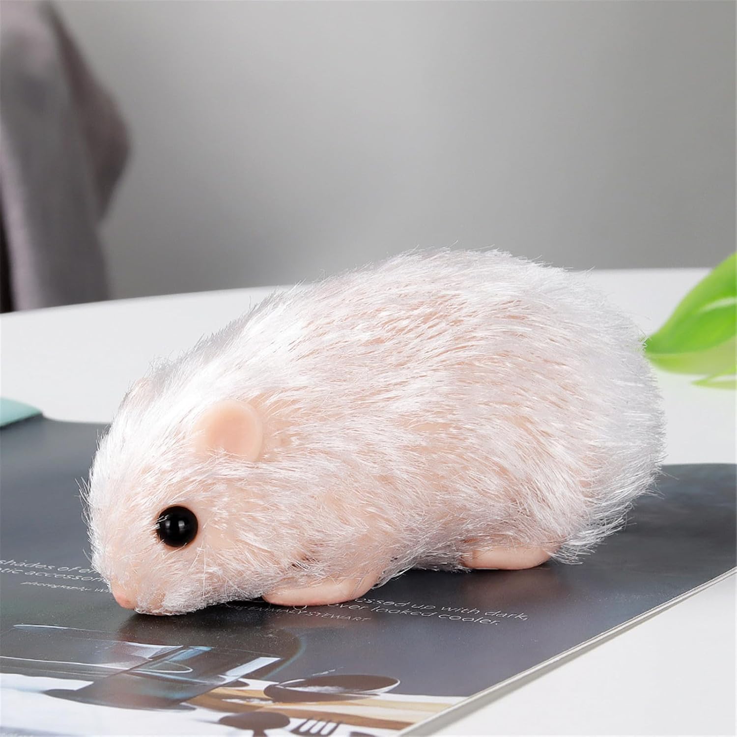 Gramigg Silicone Hamster Model Toy Collectable Figurine Realistic Animal Doll Office Display Model Toy Hamster Reborns Kids